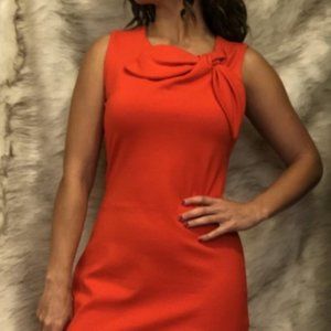 Banana Republic Coral Bow Business Casual Dress